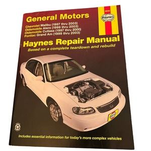 Haynes Repair Manual 38026 General Motors Chevrolet Oldsmobile Pontiac